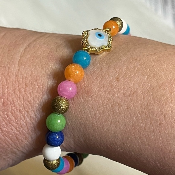 COLORFUL Evil Eye Bracelet - Picture 8 of 12